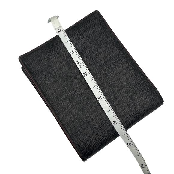 COACH Black Coated Canvas Signature Wallet - Picture 9 of 9